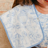 Premium Burp Cloths- Vintage Carnival by Copper Pearl