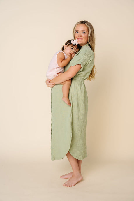 The Everyday Dress -Sage by Lou Lou & Company