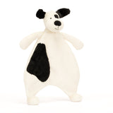 Bashful Black and Cream Puppy Comforter by Jellycat