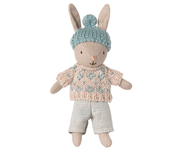 Winter rabbit, Micro - Sand - Mint by Maileg