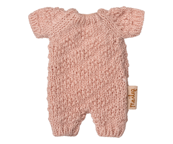 Knitted suit, Micro - Rose by Maileg