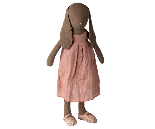 Bunny, Size 4 - Brown - Dress and shoes by Maileg