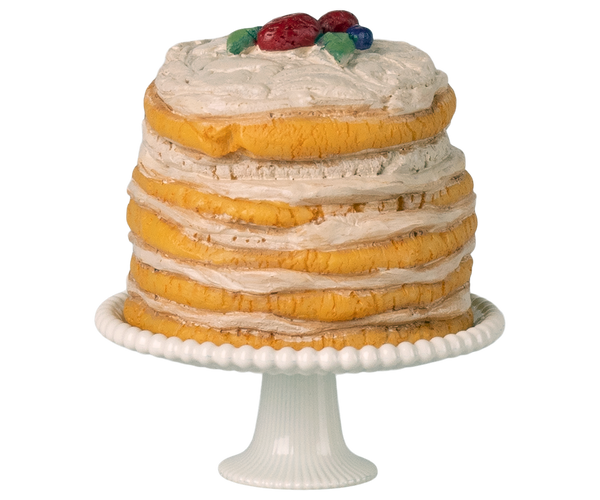 Party cake and cake stand, Mouse by Maileg