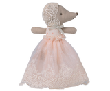 Baby mouse in gown- Powder by Maileg