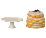 Party cake and cake stand, Mouse by Maileg