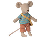 Little brother mouse with bag by Maileg