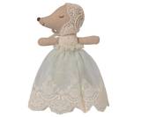 Baby mouse in gown - Mint by Maileg