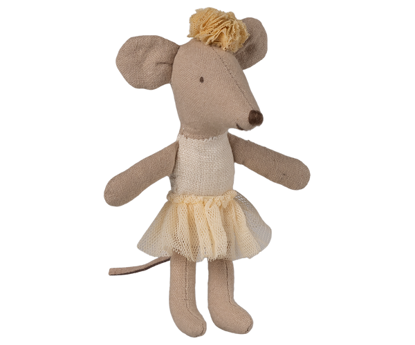 Ballerina mouse, Little sister - Off white by Maileg