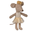 Ballerina mouse, Little sister - Off white by Maileg