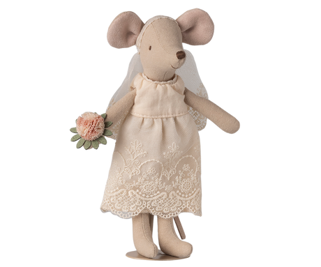 Wedding mice couple in box, Mum and dad by Maileg