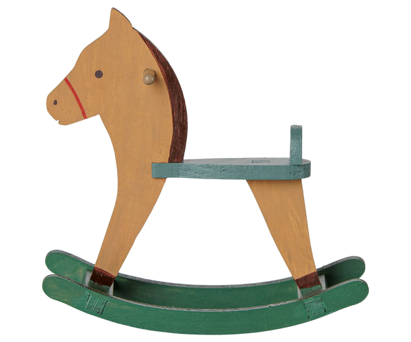 Rocking horse, Mouse - Light brown by Maileg