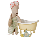 Bathtub set, Mouse - Yellow by Maileg
