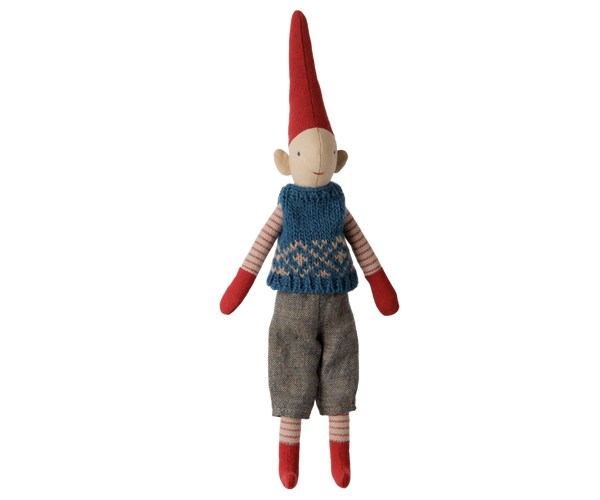 Pixy, Size 1 - Boy - Blue knitted vest by Maileg