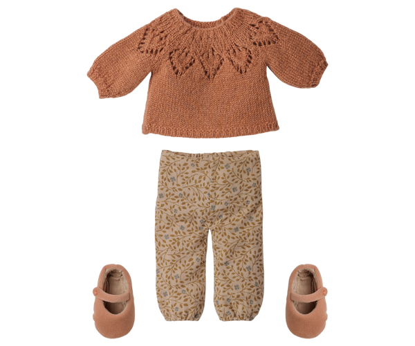 Bunny, Size 3 - Classic - Pants and knitted sweater by Maileg