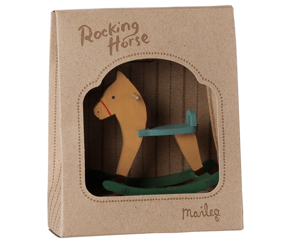Rocking horse, Mouse - Light brown by Maileg