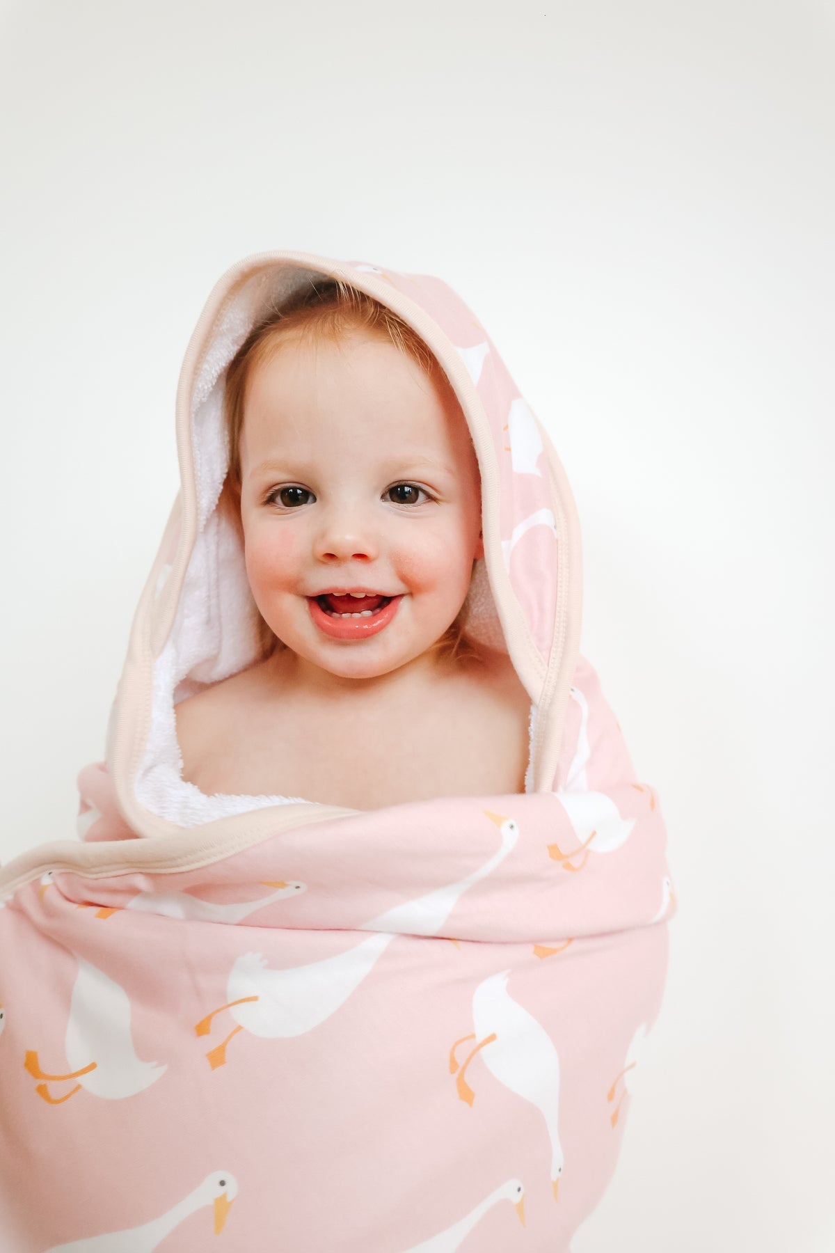 Premium Baby Knit Hooded Towel - Goosie by Copper Pearl