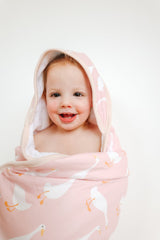 Premium Baby Knit Hooded Towel - Goosie by Copper Pearl