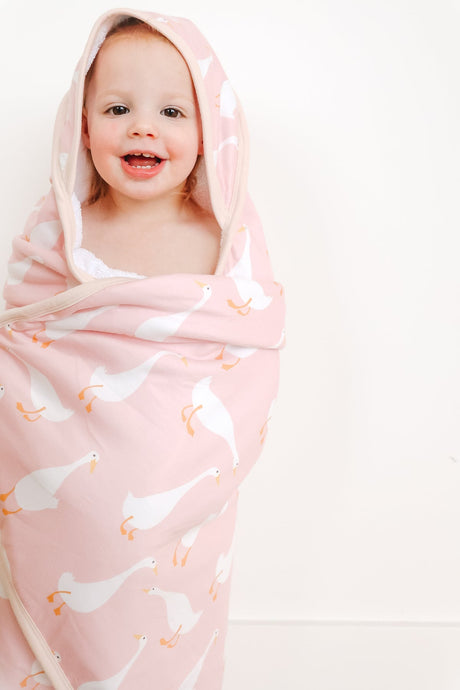 Baby Knit Hooded Towel by Copper Pearl