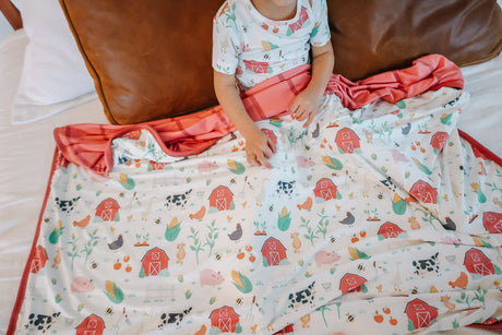 Three-Layer Quilt - Farmstead by Copper Pearl