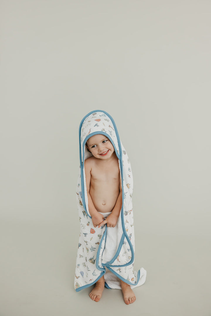 Premium Knit Hooded Towel - Wizarding World by Copper Pearl