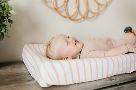 Premium Knit Diaper Changing Pad Cover in Lainey by Copper Pearl
