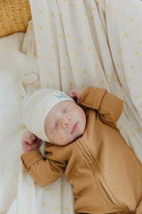 Knit Swaddle Blanket in Santa Fe by Copper Pearl