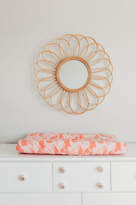 Premium Knit Diaper Changing Pad Cover in Remi by Copper Pearl