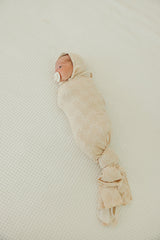 Knit Swaddle Blanket in Sol by Copper Pearl