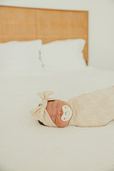 Premium Knit Headband Bow in Sol by Copper Pearl