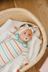 Knit Headband Bow in Tinsel by Copper Pearl