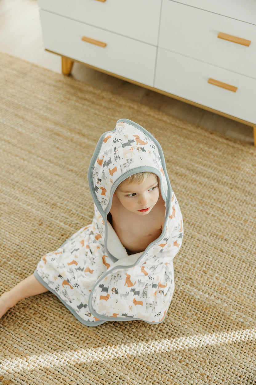 Premium Knit Hooded Towel - Rufus by Copper Pearl