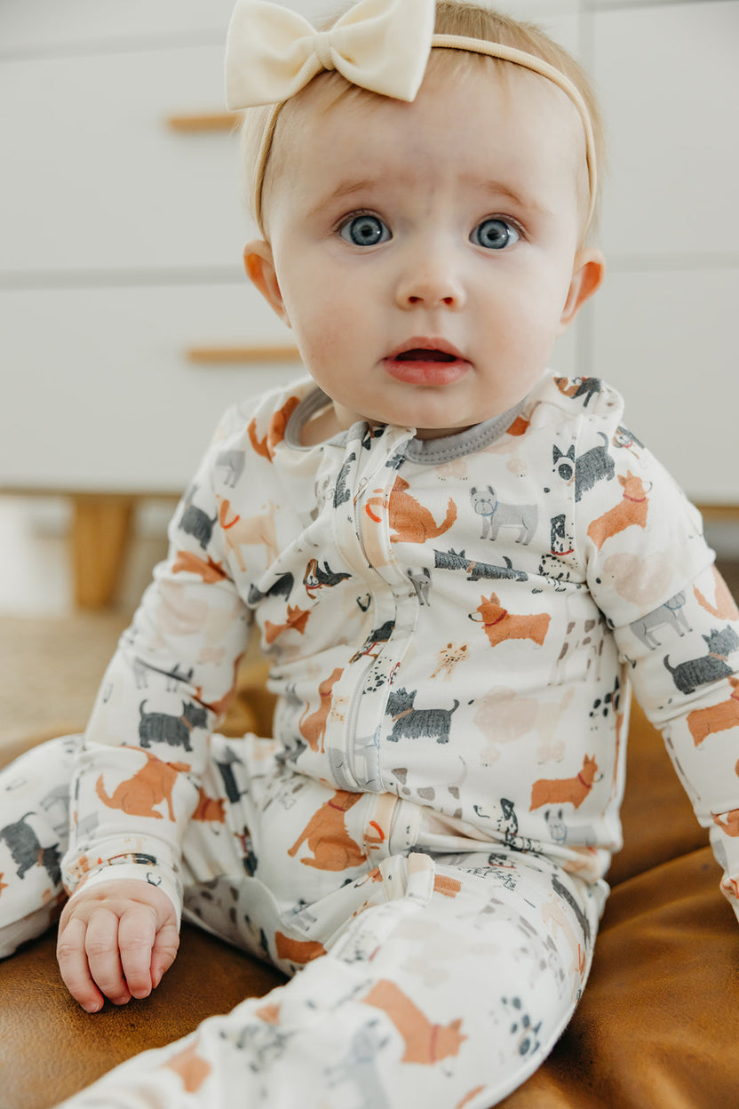 Zip-Up Footie Pajama - Rufus by Copper Pearl