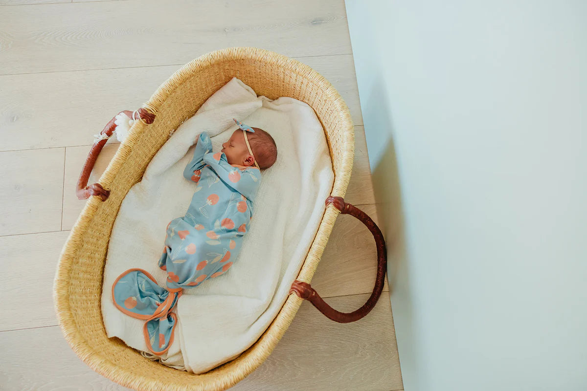 Newborn Knotted Gown by Copper Pearl