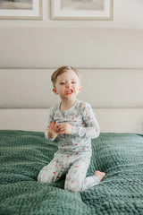 Long Sleeve Pajama Set 2pc in Trout by Copper Pearl