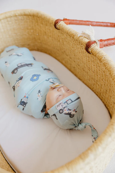 Top Knot Hat 0-4M in Leo by Copper Pearl