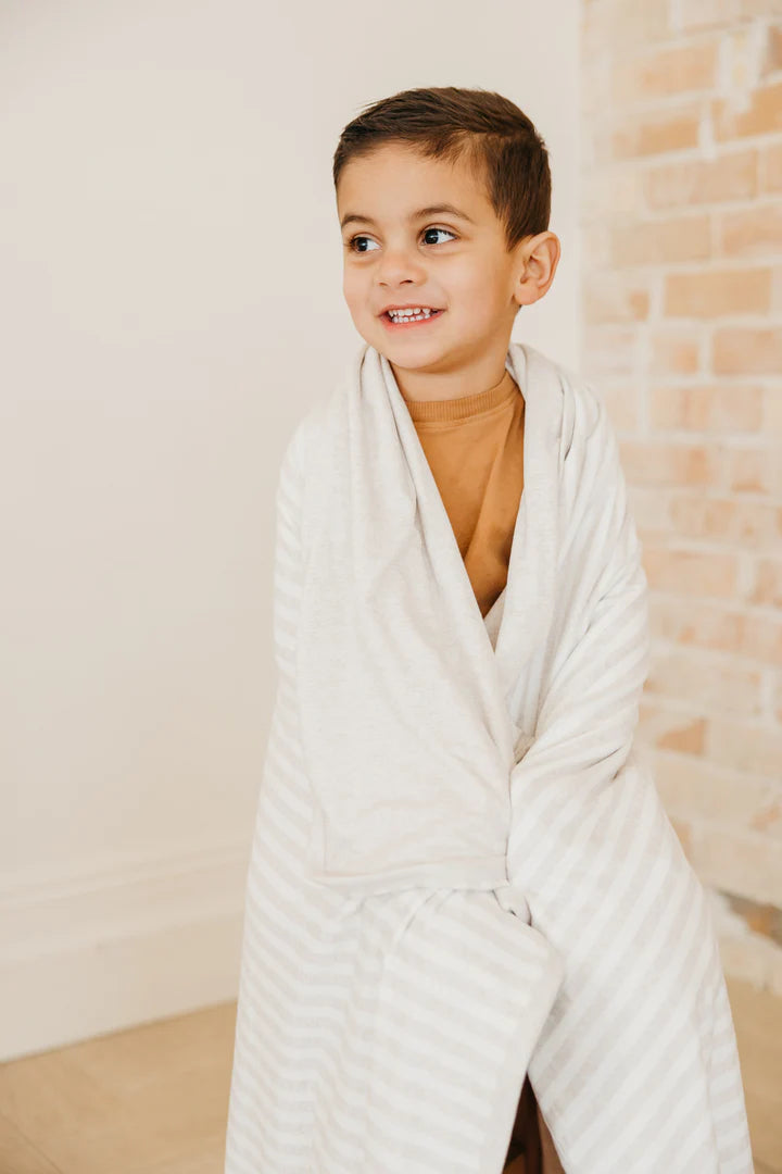 Three-Layer Quilt in Coastal by Copper Pearl