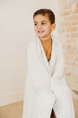 Three-Layer Quilt in Coastal by Copper Pearl