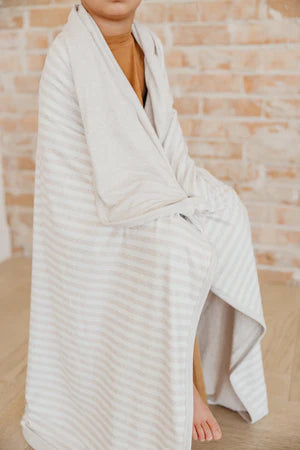 Three-Layer Quilt in Coastal by Copper Pearl