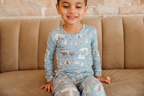 Long Sleeve 2pc Pajama Set in Bridger by Copper Pearl