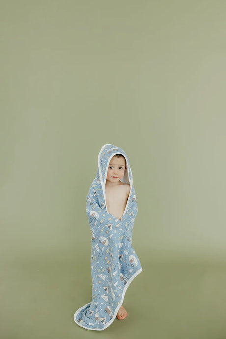Premium Knit Hooded Towel in Bridger by Copper Pearl