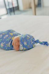 Top Knot Hat 0-4M in Birdie by Copper Pearl