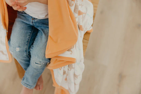 Three-Layer Quilt in Tide by Copper Pearl