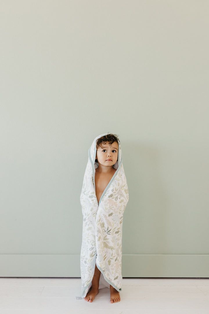 Premium Knit Hooded Towel in Rex by Copper Pearl