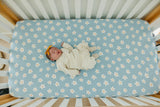 Premium Knit Fitted Crib Sheet - Della by Copper Pearl