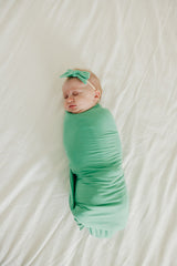 Knit Swaddle Blanket - Leif by Copper Pearl
