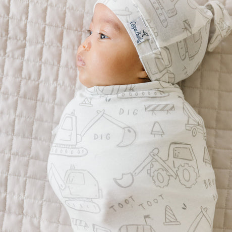 Knit Swaddle Blanket- Gage by Copper Pearl