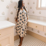 Women's Everyday Robe- Gemma in Tan by Copper Pearl