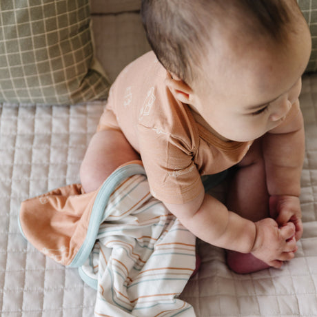 Three-Layer Security Blanket Set- Cooperby Copper Pearl