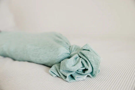 Knit Swaddle Blanket in Emerson by Copper Pearl