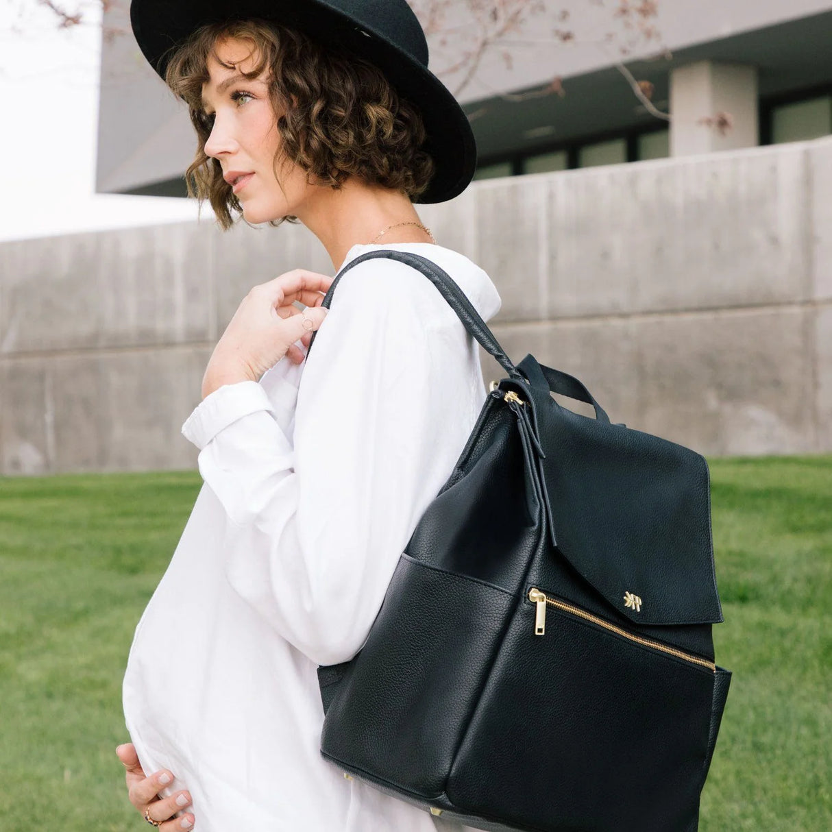 Ebony Classic Diaper Bag II by Freshly Picked